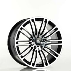 EMR A194-A195 5X112 Ön 8.5X19 ET30 Arka 9.5X19 ET40 66.6 Black Diamond Bmw Uyumlu 19 Jant Takım